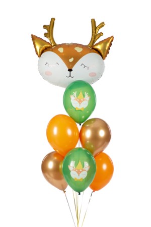 Balloons 30 cm, Deer, mix (1 pkt / 6 pc.) - Image 2